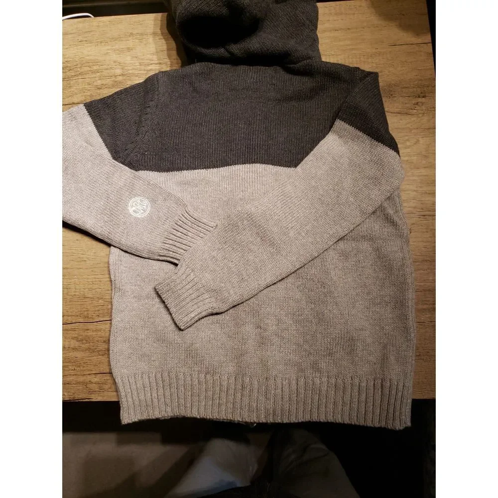 Alma Mater Boys Cornell University‎ Grey Block Hoodie Sweater Size 5T